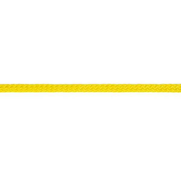 Шнур плоский п/а ⌀5.5 мм, 50 м, 193006 / желтый, Gamma 1с19