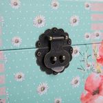 Шкатулка декоративная сундучок 39х21х21 см, 017 Красивые маки, Gamma DBK-04