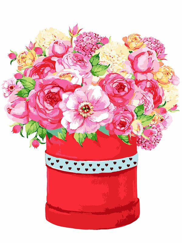 Холст для раскрашивания по номерам PNB/C3 №54, Феерия чувств, 40х30 см