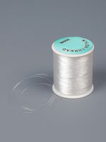 Нить прозрачная (мононить) 0.15 мм / 12 кат. по 200 метров, белый, Ideal