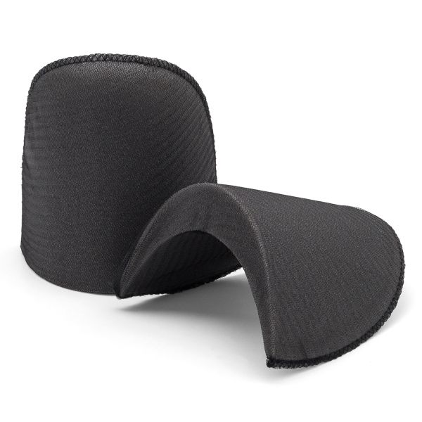 Плечевые накладки (подплечники) втачные твердые 140х210х25 мм, черный, ВТ-25, 50 пар