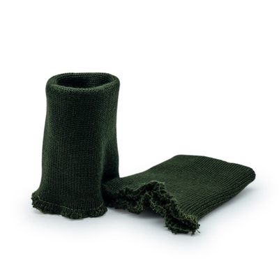 Манжеты трикотажные 8.5х9.5 см, 1 пара, плотные зимние 10 кл, 1х1, 954 оливковый