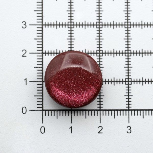Пуговицы на ножке 32L (20мм), пластик (col.11 бордовый), 72 шт, CR P-45