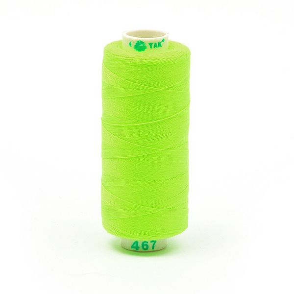 Нитки швейные бытовые Dor Tak 40/2, 366 м / 10 кат., 467 зеленый