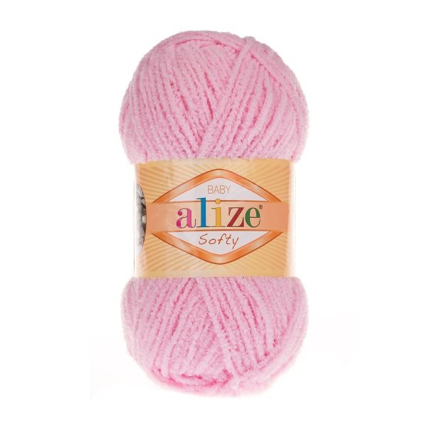 Пряжа Alize (Ализе) Softy / уп.5 мот. по 50 г, 115м, 185 детский розовый A