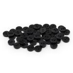 Пуговицы 2 прокола 14L, 9 мм, (Black (черный)), NE74, 144 шт