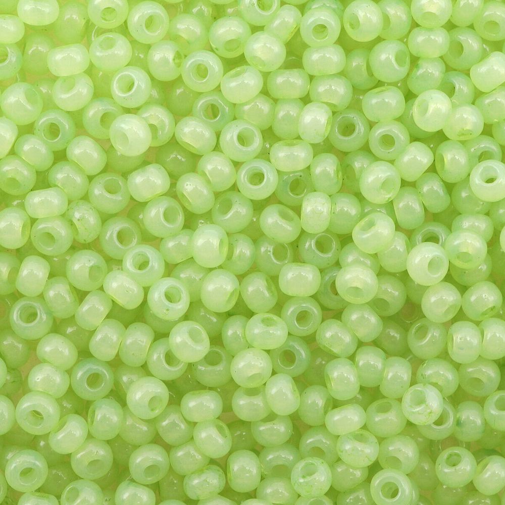 Бисер Preciosa алебастр окрашенный, круг.отв., 100 г (5х20 г), (02154)331-19001/10/0