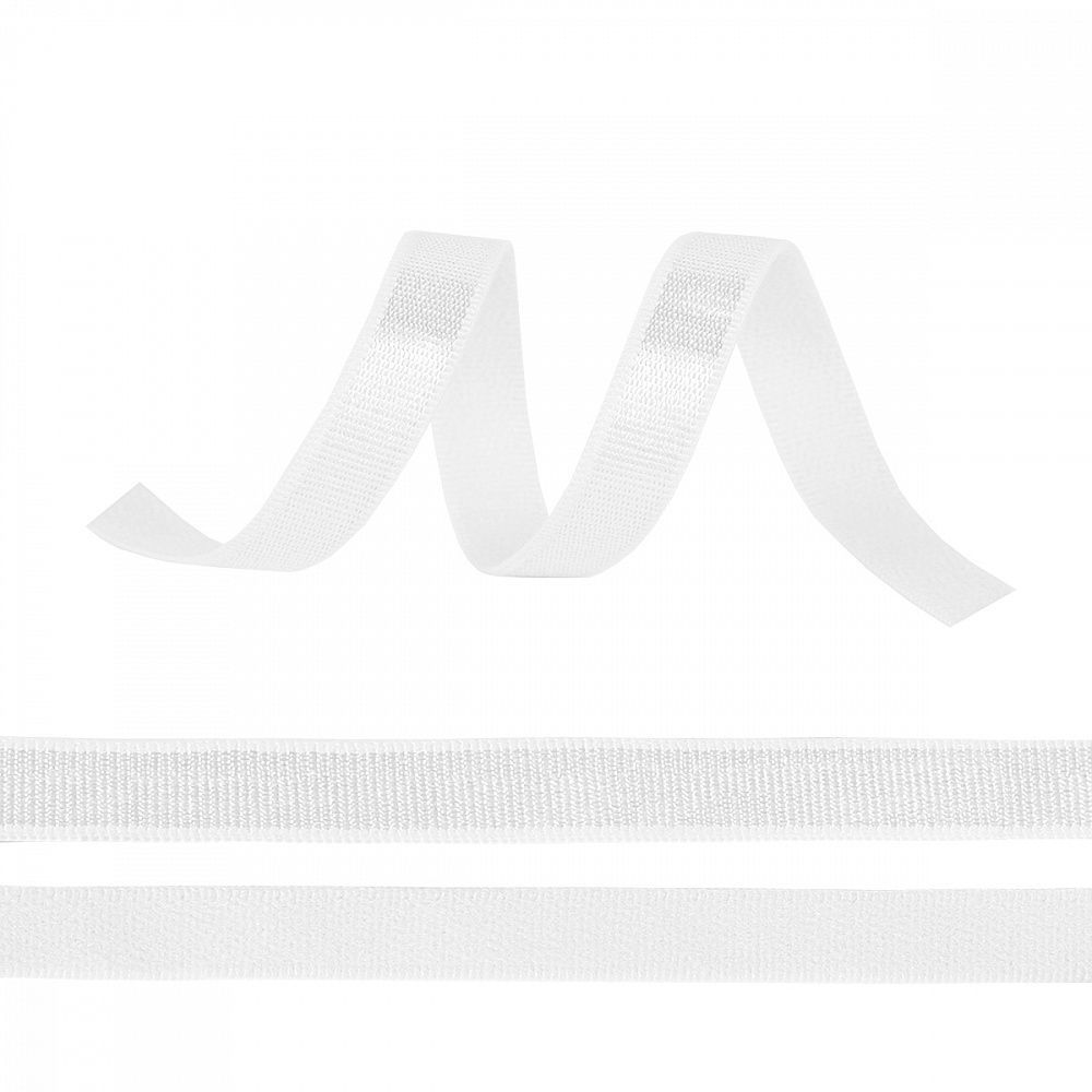 Резинка бельевая (бретелечная) 8.0 мм / 1000 метров, RBB05 белый F101