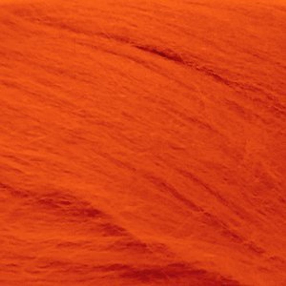 Шерсть для валяния Пехорка Гребенная лента п/тонкая 1х50 г (27-28 мкр), 284 М оранжевый