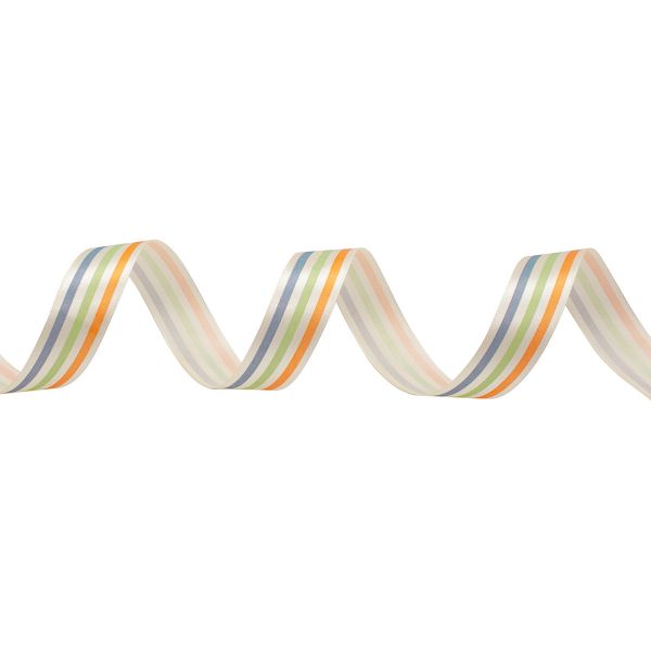 Лента атласная с рисунком полосы 25.0 мм / 22.5±1 метров, Globus