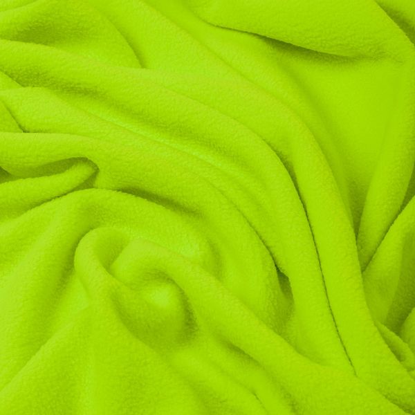 Флис 2-сторонний 190 г/м², 150 см / 10 метров, N-TBY-0059-229, цв.F229 неон желтый