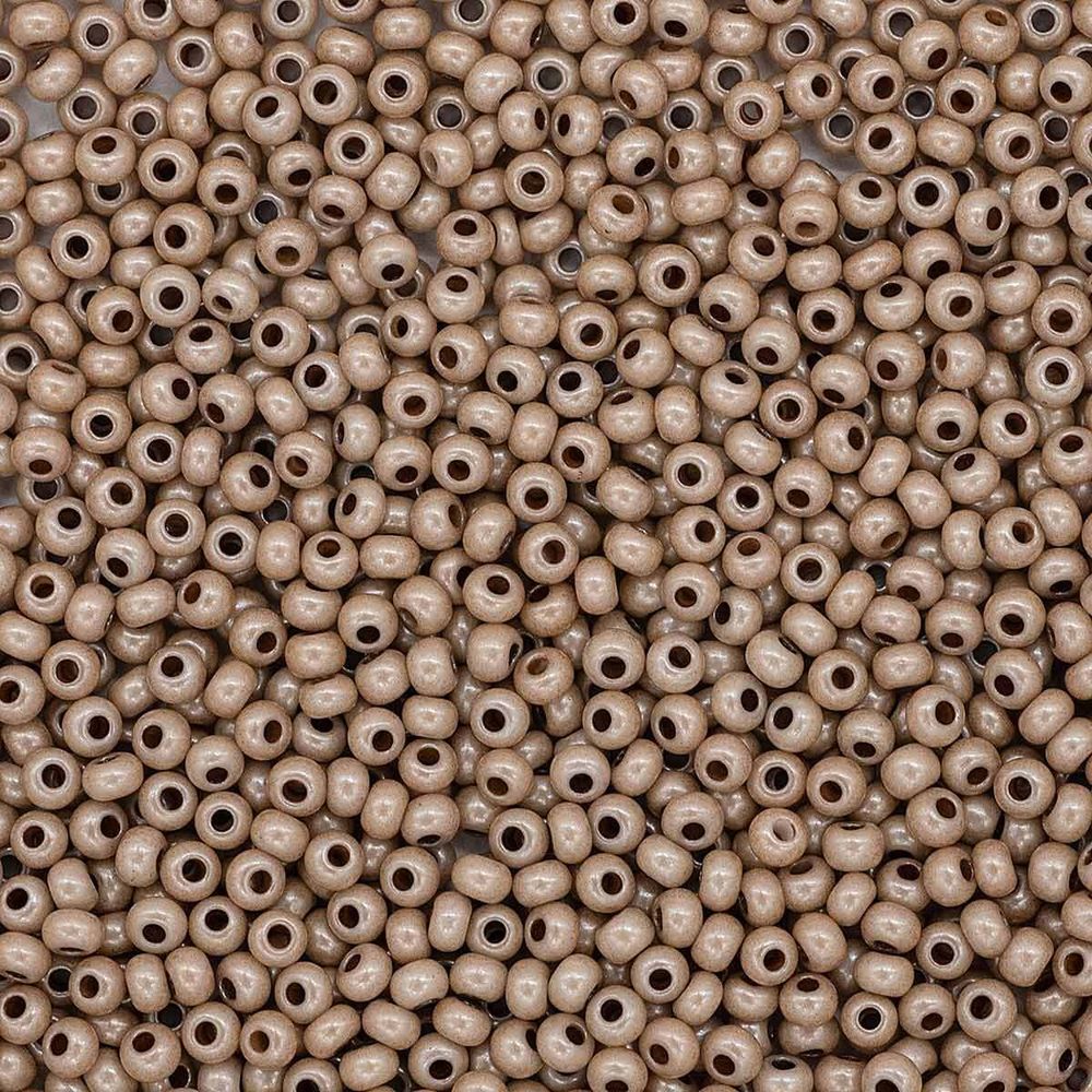 Бисер Preciosa 10/0 (2.3 мм), 100 г (5х20 г), жемчужный, цв. 46318