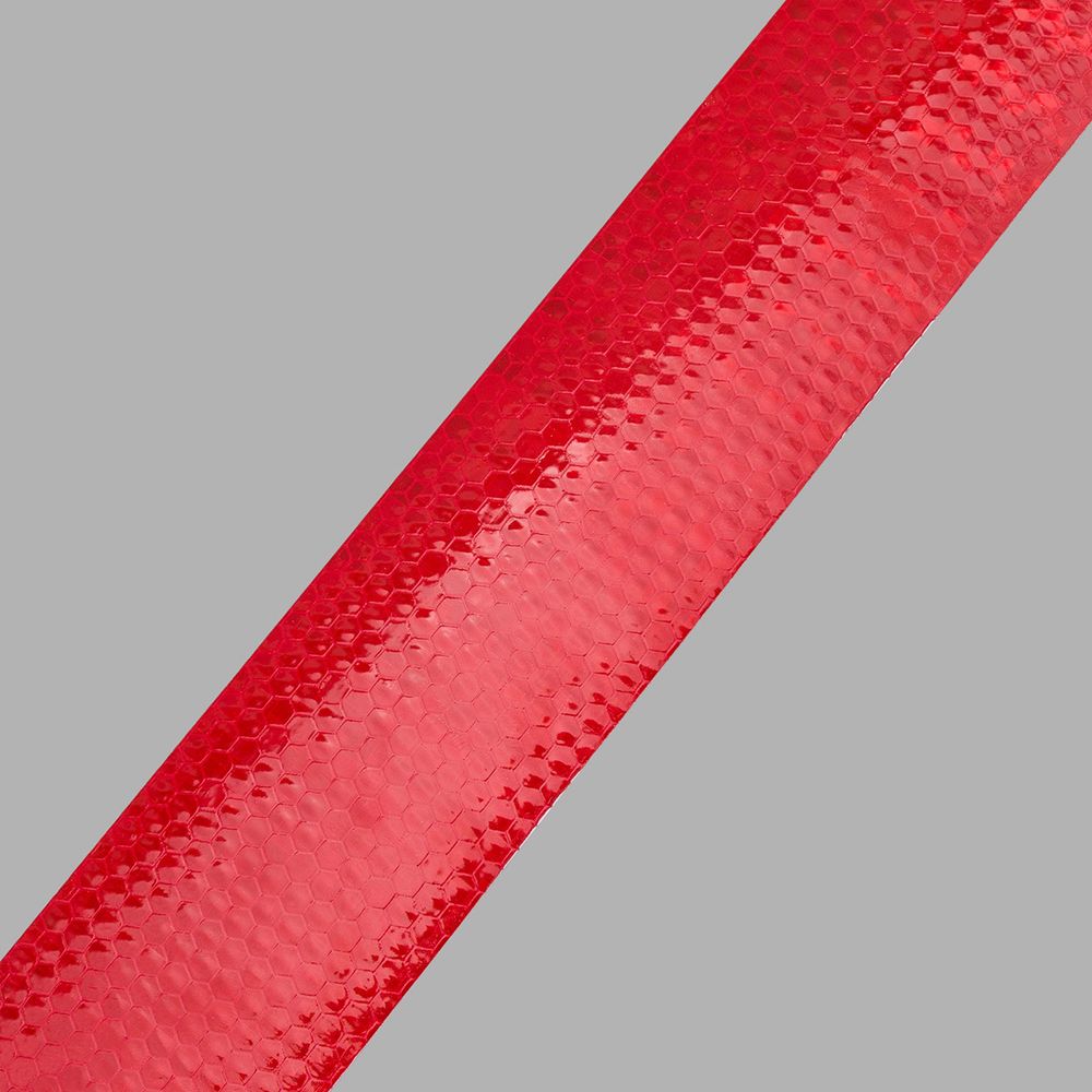 Лента светоотражающая самоклеящаяся 50.0 мм / 10 метров, красный, 6830-0034