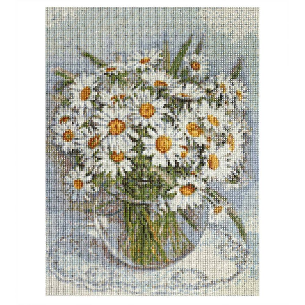 Алмазная (кристальная) мозаика Cristyle, Ромашки, 30х40 см