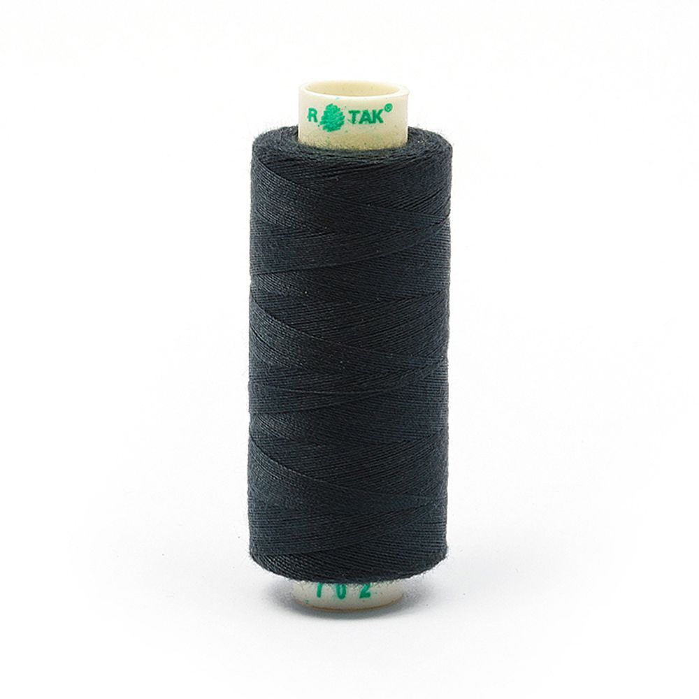 Нитки швейные бытовые Dor Tak 40/2, 366 м / 10 кат., 702 серый