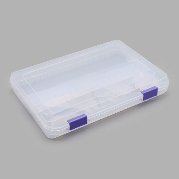 Контейнер пластиковый с секциями 22,8х16,1х3,6см Hobby&Pro, 21973