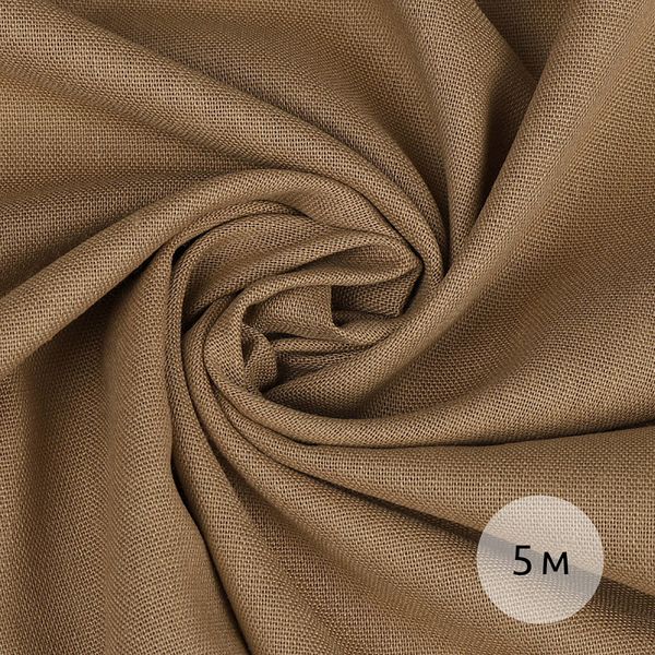 Льняная ткань 200 г/м², 140 см / 5 метров, TBY.Li.1009.60.5, цв.60 бежевый