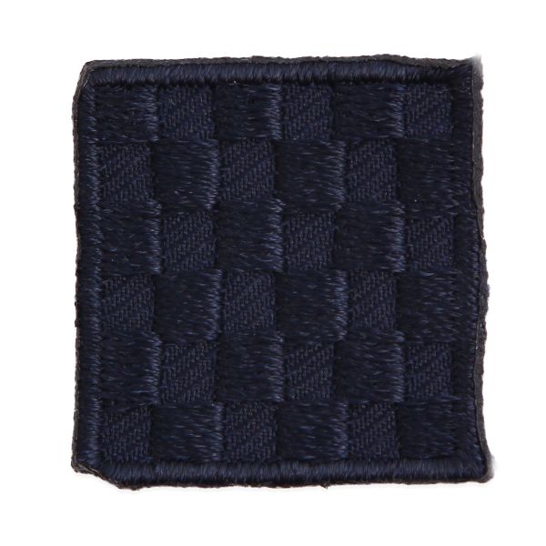 Термоаппликация Квадрат 3х3см, уп. 2 шт, цв.синий