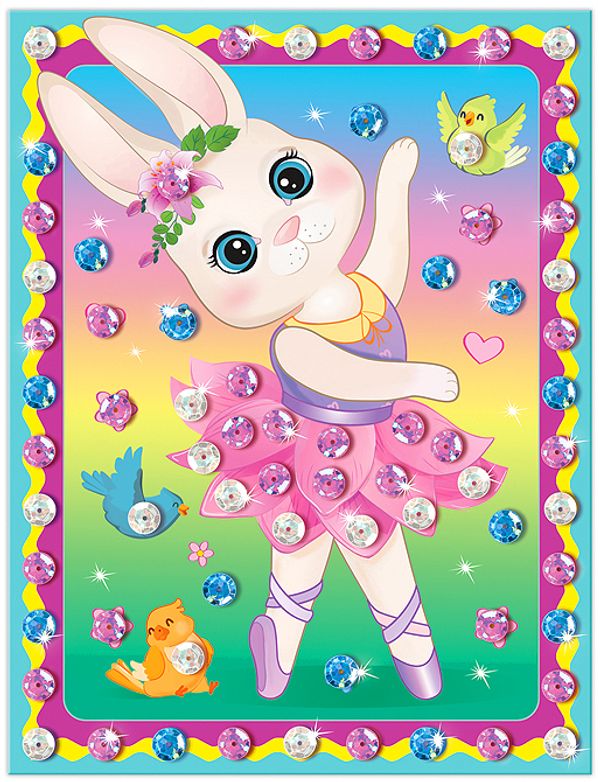 Набор для творчества Клевер, Лиличка. Пуантики, АМ 42-019