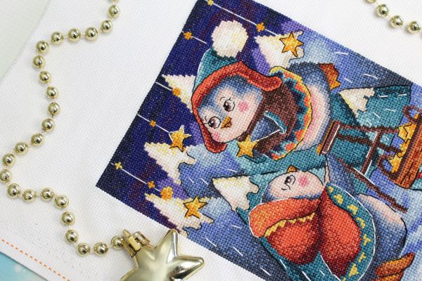 Набор для вышивания МП Студия НВ-797 Звёздное небо, 20х14 см