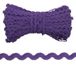 Тесьма вьюнчик 5мм / 20м (фиолетовый), С3582(С3581)