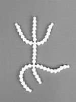 Скелет для игрушки с хвостом 23 см, передние лапы 7 звеньев 8см задние лапы 9 звеньев -10см