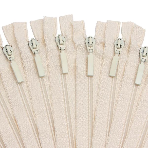 Молния спираль (витая) Arta Т5 (5 мм) 1 зам., н/раз., 18 см, цв. 571 св.бежевый, уп.10 шт