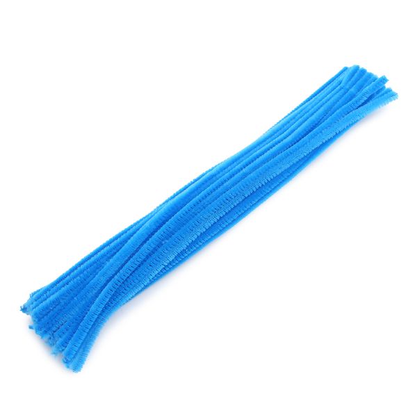 Синель-проволока, 6 мм / 30см, 30 шт/упак, Astra&Craft (A-043 синий)