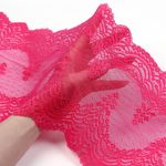 Кружево бельевое эластичное 230 мм / 3 м, 8036 цв.F144 розовый, Kruzhevo