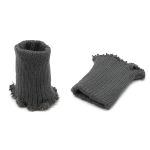 Манжеты трикотажные 7.0х9.5 см, 1 пара, плотные без шва, 431/5 черный жемчуг