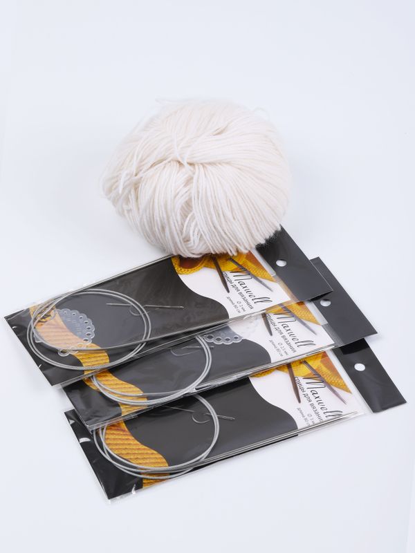 Набор круговых спиц для вязания Maxwell Black 80 см (2.0 мм/2.5 мм/ 3.0 мм)