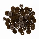 Кнопка рубашечная установочная пластик ⌀15 мм, 500 шт, 015 коричневый, Micron POM-15/500