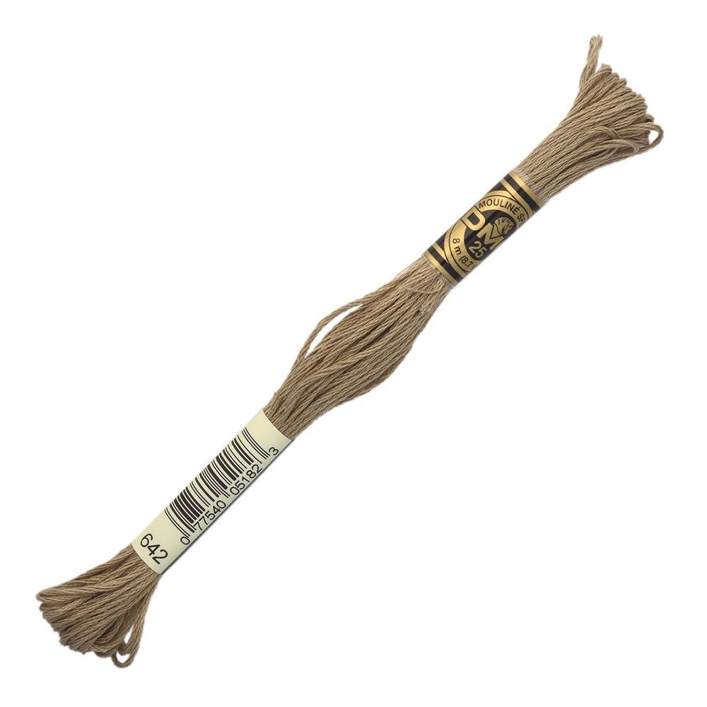 Мулине DMC 117 (642), 12 мотков по 8 метров