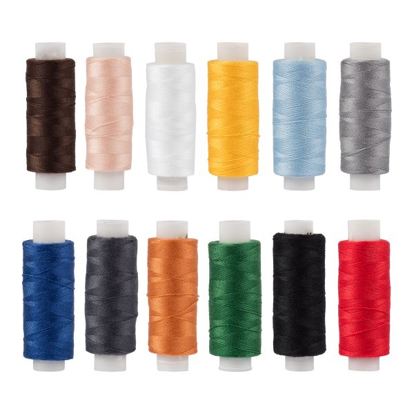 Швейные армированные нитки (набор) ПНК им.Кирова 45ЛЛ, 150 м / 12 кат., Круглый год, ассорти