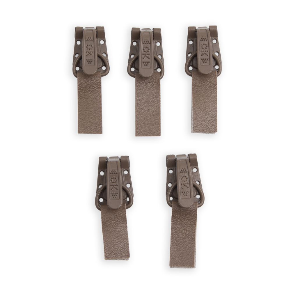 Крючок шубный PQ 45 мм, бежевый, PQ5206, 5 шт