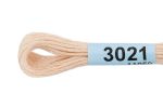 Мулине Gamma 100% хлопок, цв.3021 св.кремовый, 24 мотка по 8 метров