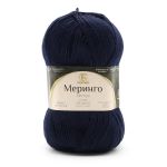 Пряжа Камтекс Меринго объемная / уп.5 мот. по 100 г, 380 м, 173 синий