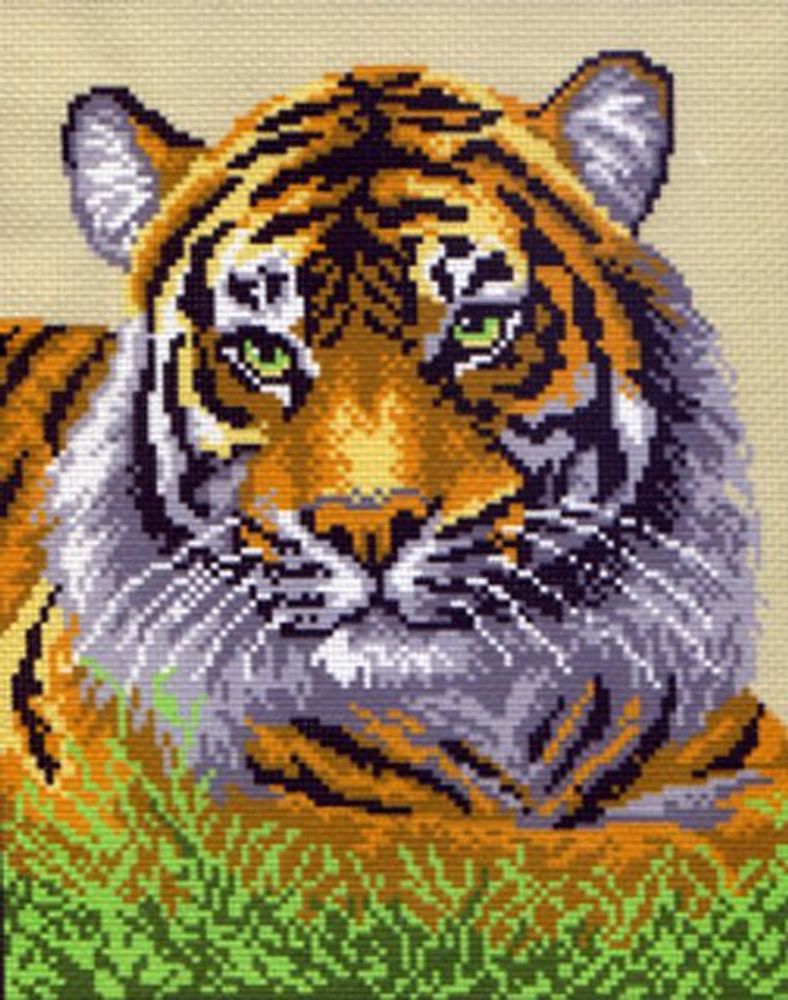 Рисунок на канве Матренин Посад 28х37 - 0434-1 Туранский тигр