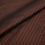 Ткань подкладочная (таффета) с рисунком 96 г/м², 500х145 см, 021 коричневый в полоску, Gamma JTR