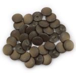 Пуговица 28L (18мм) на полуножке, пластик (04-brown (коричневый)), CB3637, 32 шт