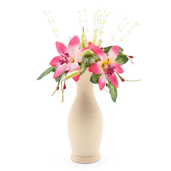 Цветы искусственные декоративные 12 см, ярко-розовый, Astra&Craft