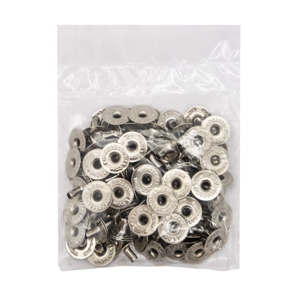 Часть кнопки Дельта (O-образная) ⌀14 мм (D-часть), 9 никель кольц, 100 шт