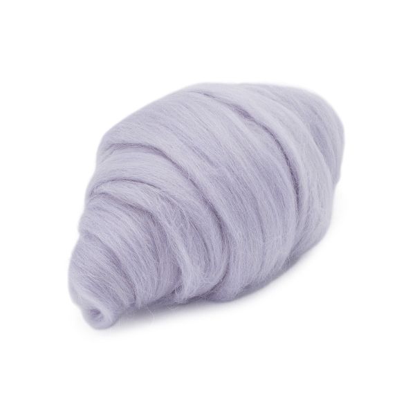 Шерсть для валяния полутонкая, 50 гр., Astra&Craft, 106 жемчужный