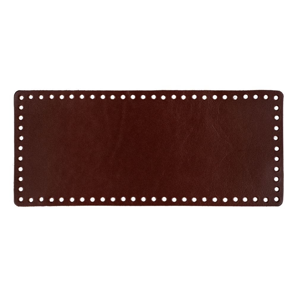 Донце для вязаной сумки 31х13 см, прямоугольное, 004 коричневый, Gamma ZKS-002
