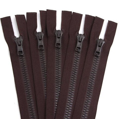 Молния трактор Arta Т6 (6 мм) 2 зам., разъем., 75 см, цв. 068 т.коричневый, уп.5 шт