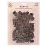 Вырубка кондитерская металл алфавит металл, 2.5х2 см, 33 шт, S-Chief SHF-0108