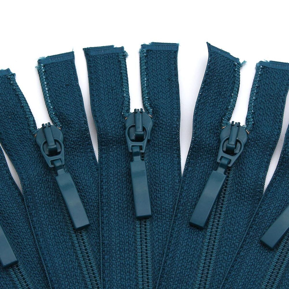 Молния спираль (витая) Arta Т5 (5 мм) 1 зам., разъем., 70 см, цв. 908 морская волна, уп.5 шт