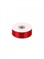 Лента атласная 1-сторонняя 25.0 мм / 22.5±1 метра, 3095 красный, Magic4Hobby