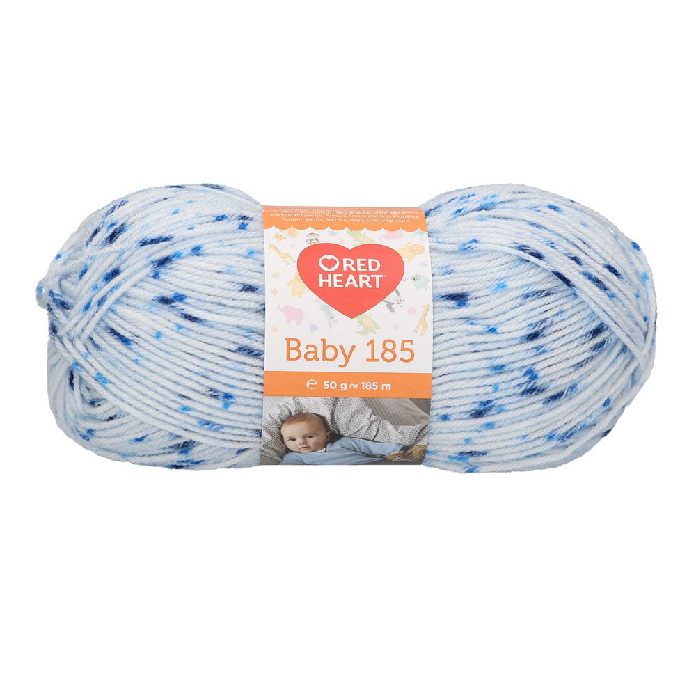 Пряжа Red Heart (Рэд Харт) Baby 185 / уп.10 мот. по 50 г, 185м, 0185 орион