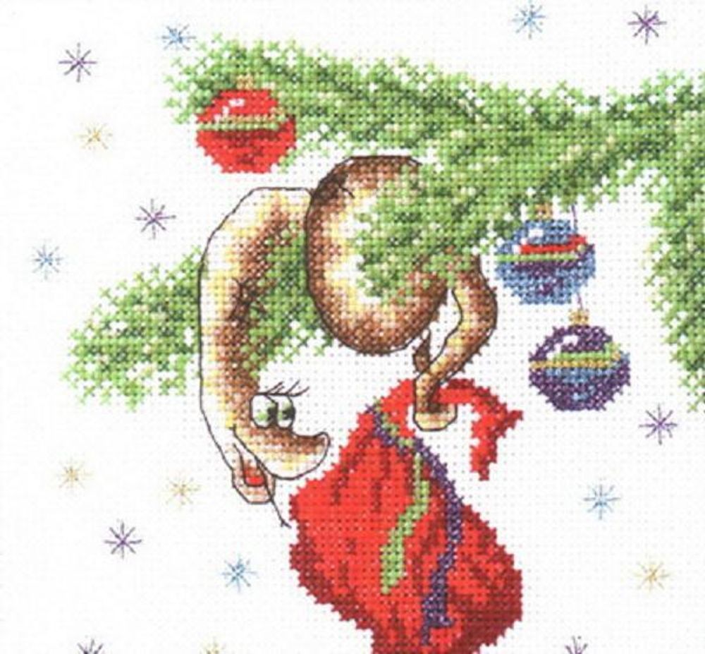 Машенька, Новогодняя гирлянда, 15х15 см /TOS/ Машенька, Новогодняя гирлянда, 15х15 см /TOS/